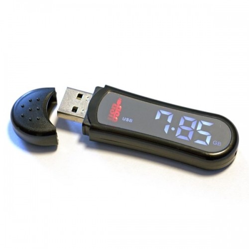 USB Flash Drive 8GB Platinet cu afisaj ceas si pedometru