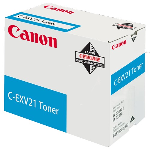 Toner original Canon C-EXV21C Cyan Canon imagine 2022 depozituldepapetarie.ro