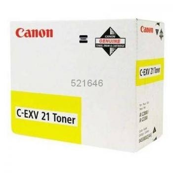 Toner original Canon C-EXV21Y Yellow Canon imagine 2022 cartile.ro