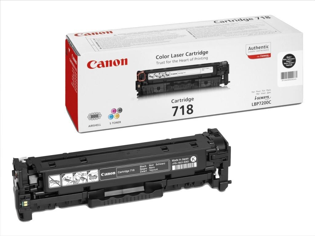 Toner original Canon CRG-718B Black pentru LBP-7200CDN