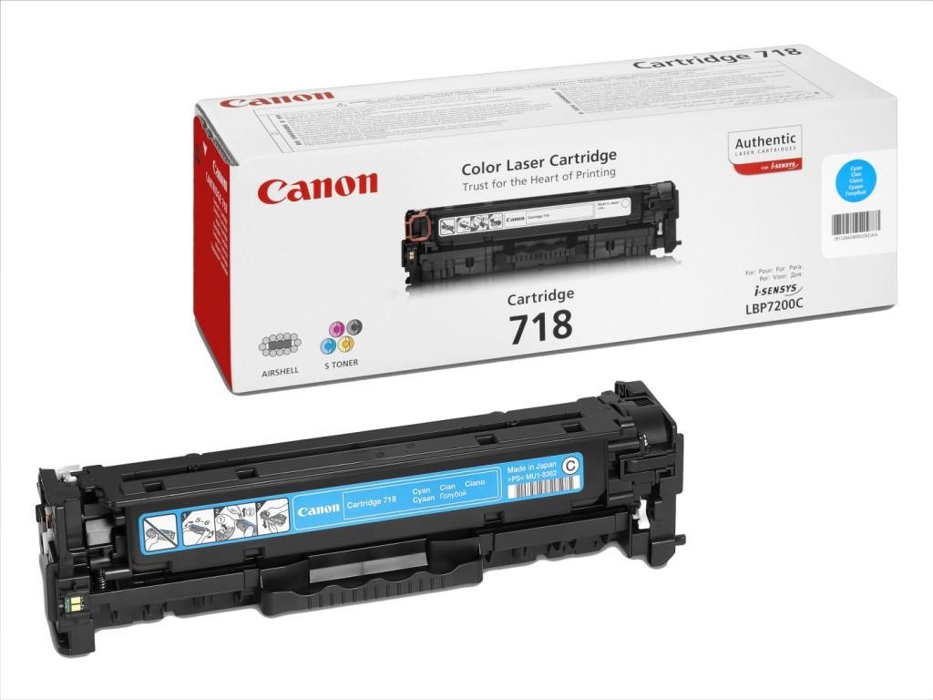 Toner original Canon CRG-718C Cyan pentru LBP-7200CDN Canon poza 2021