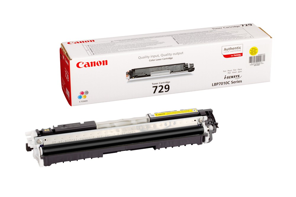 Toner original Canon CRG-729Y Yellow Canon imagine 2022
