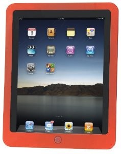 Husa tableta Manhattan iPad Slip-Fit Design Gravat Laser Rosu Albastru cartuseria.ro