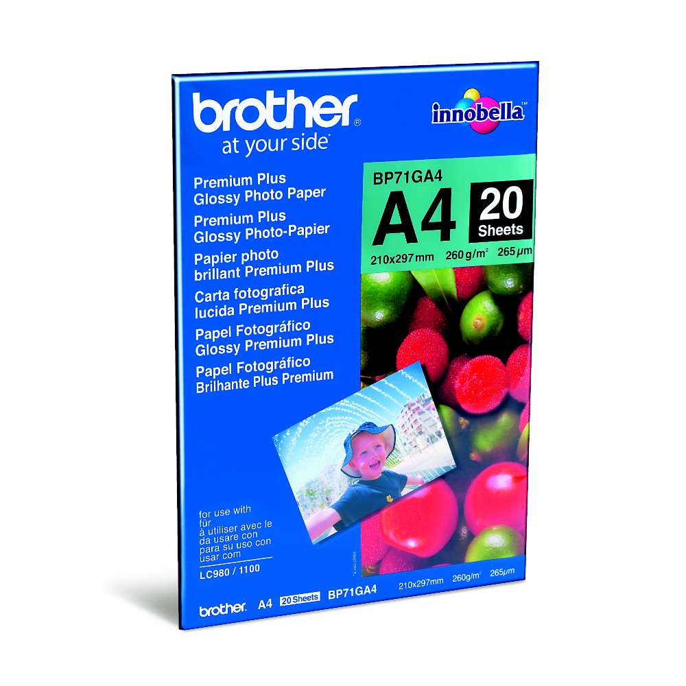 Brother Premium Plus Glossy hartie foto 260g A4