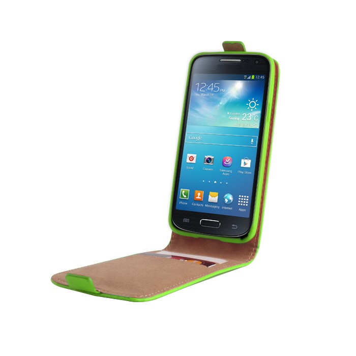 Husa Flip Plus pentru iPhone 6 cu suport pentru card Verde cartuseria.ro