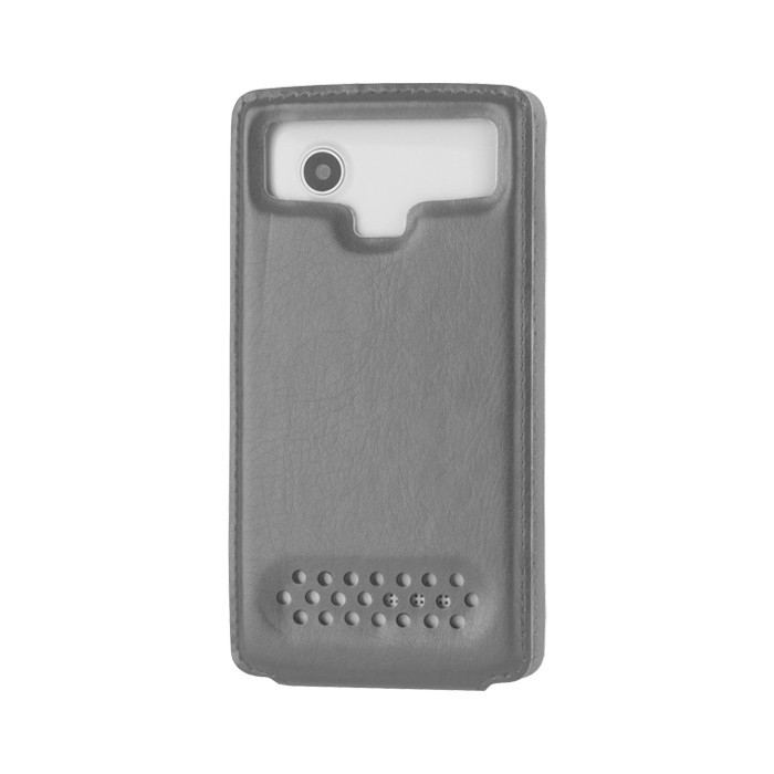 Husa Flip universala pentru smartphone 4.8″-5.2″ fixare cu adeziv Alb cartuseria.ro