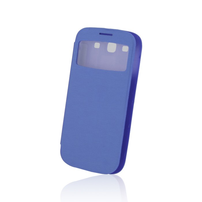 Husa Smart Flap pentru Samsung G900 Galaxy S5 Albastru accesorii