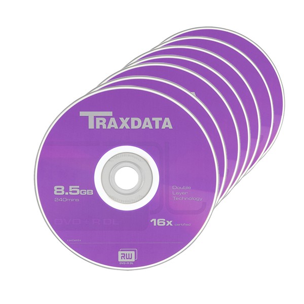 DVD+R Dual Layer 8.5Gb 8x Traxdata 10 bucati cartuseria.ro imagine 2022