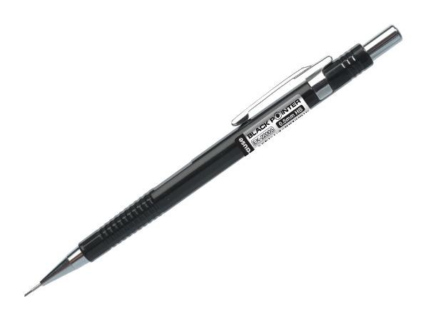 Creion mecanic negru, 0.5 mm cartuseria.ro imagine 2022 cartile.ro