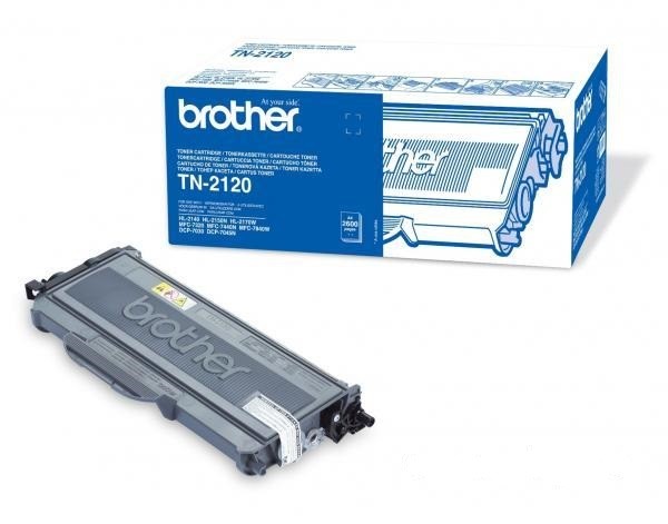 Toner original TN-2120 Black Brother, 2600 pagini Brother imagine 2022 cartile.ro