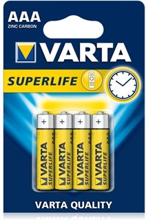 Set 4 baterii AAA 1.5V, Varta 1.5V