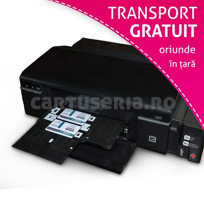 Imprimanta printare card PVC cu accesorii cartuseria.ro