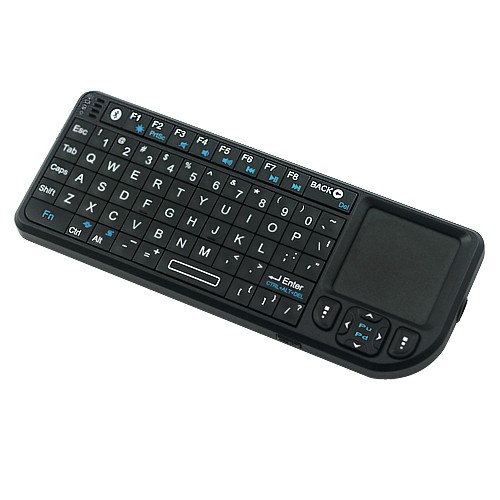 Mini tastatura wireless Smart TV, PC, tableta, Xbox 360, PS3, cu touchpad Rii X1 cartuseria.ro