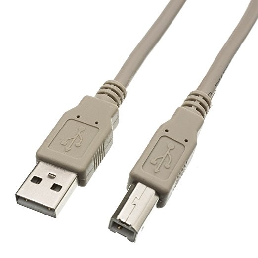 Cablu USB pentru imprimante, 5 metri Gri cartuseria.ro imagine 2022 depozituldepapetarie.ro