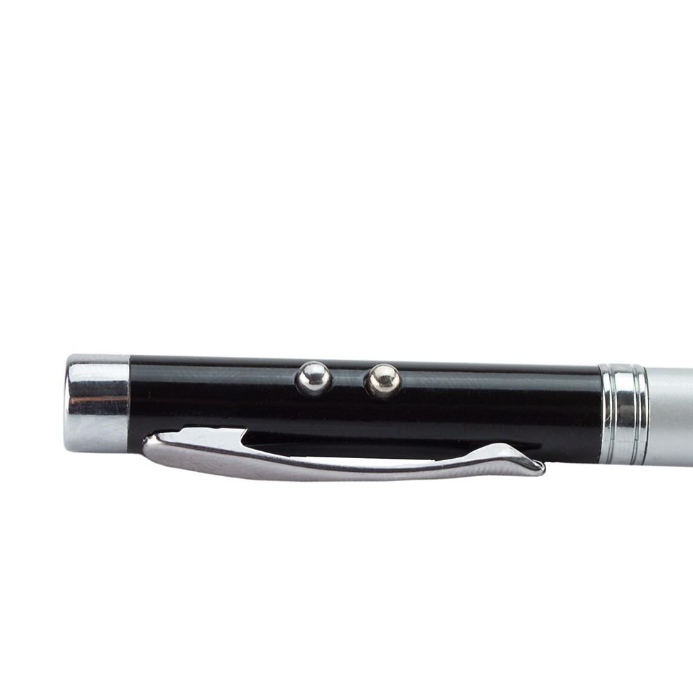 Bagheta telescopica cu touch pen, laser si lanterna Negru - imagine 13