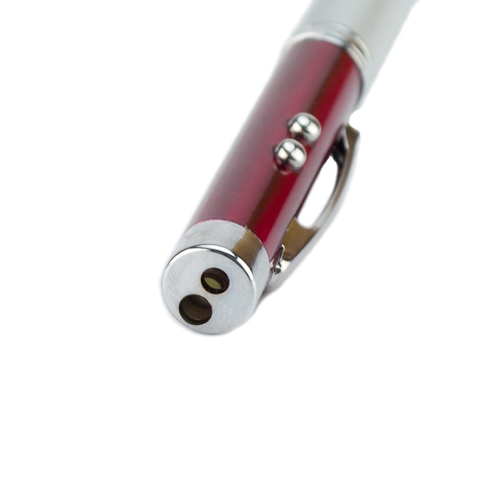 Bagheta telescopica cu touch pen, laser si lanterna Negru - imagine 18