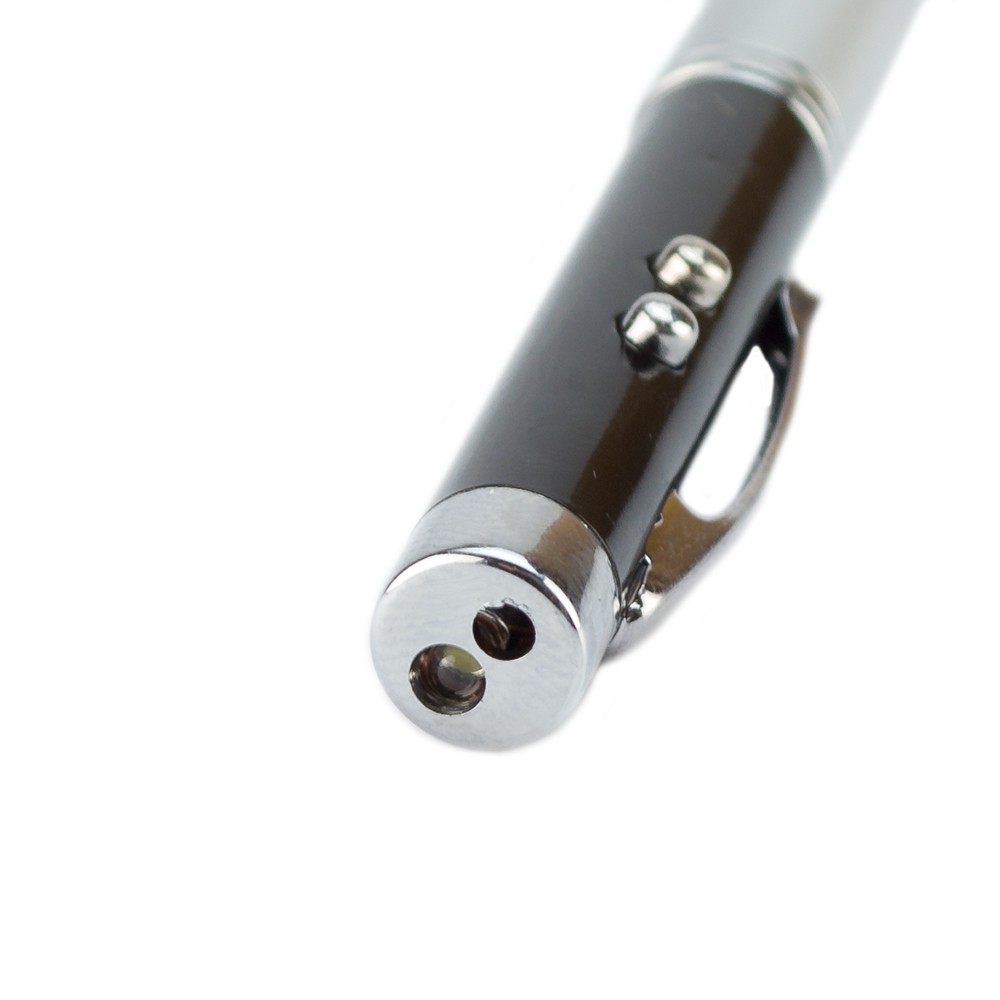 Bagheta telescopica cu touch pen, laser si lanterna Negru - imagine 20