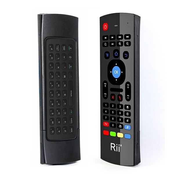 Telecomanda Smart TV, 3D Airmouse si Tastatura wireless Rii cartuseria.ro