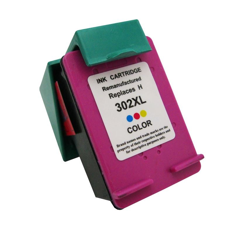 Cartus compatibil remanufacturat pentru HP302XL, Color cartuseria.ro