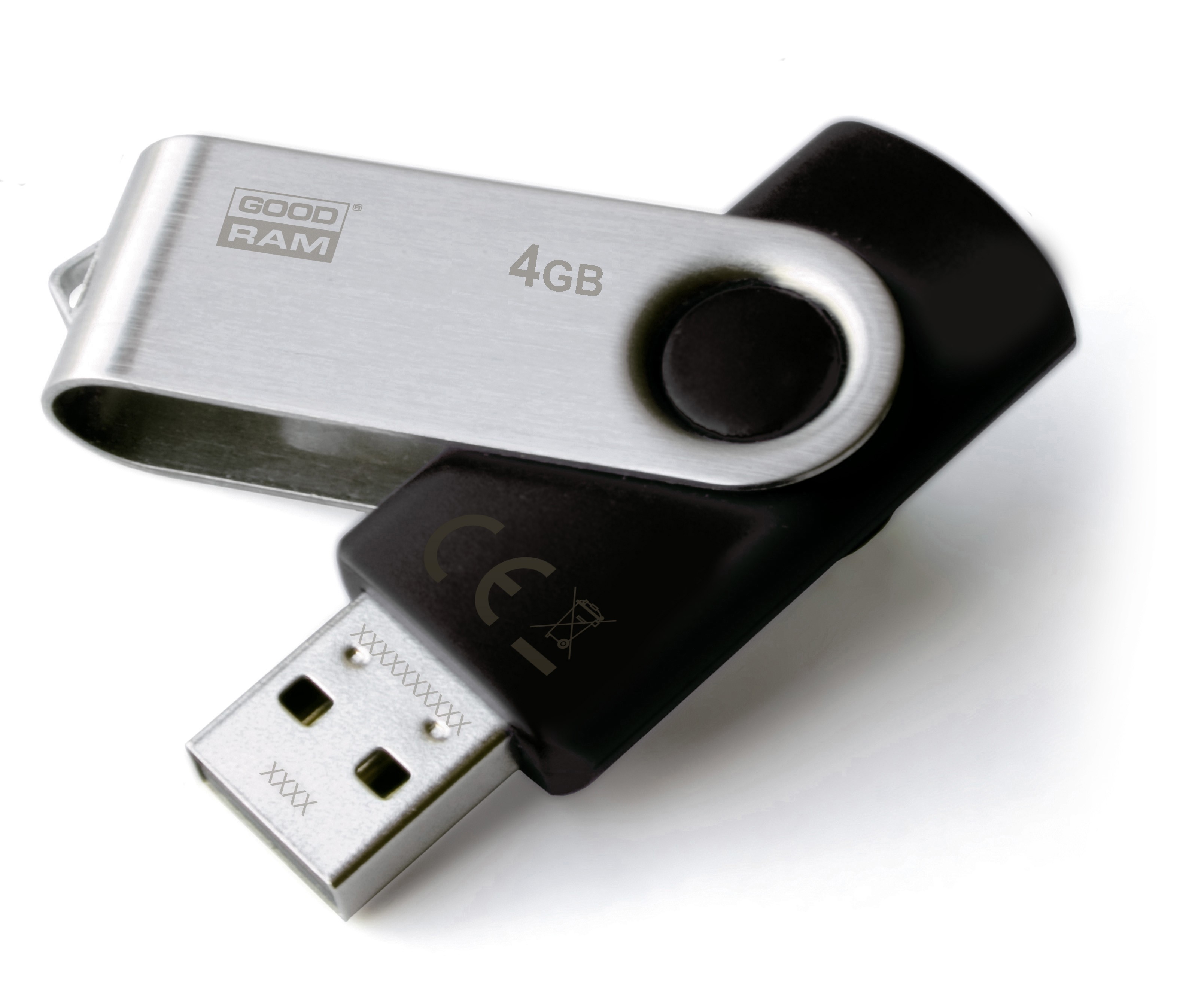 Stick memorie 4 GB, Flash drive USB 2.0, Goodram UTS2 cartuseria.ro imagine 2022 cartile.ro