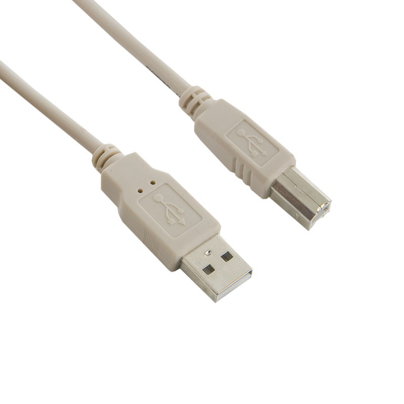 Cablu USB 2.0, tip A-B, pentru imprimanta, 3m, gri 2.0