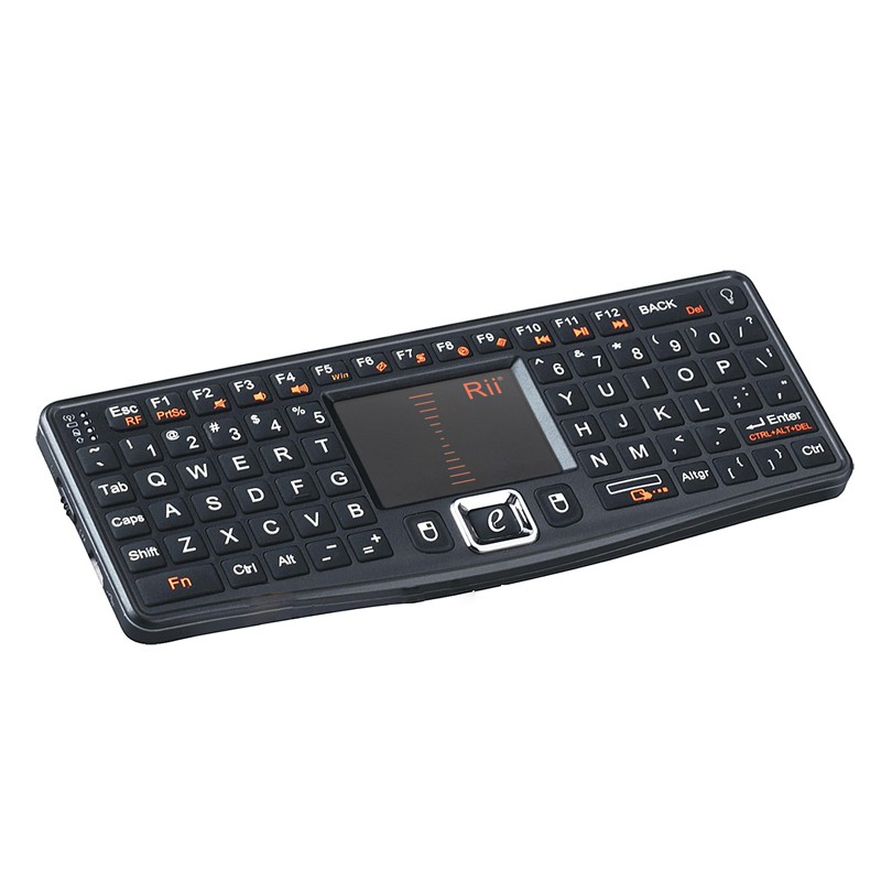 Mini tastatura Rii N7 wireless qwerty multimedia cu touchpad cartuseria.ro imagine 2022 cartile.ro