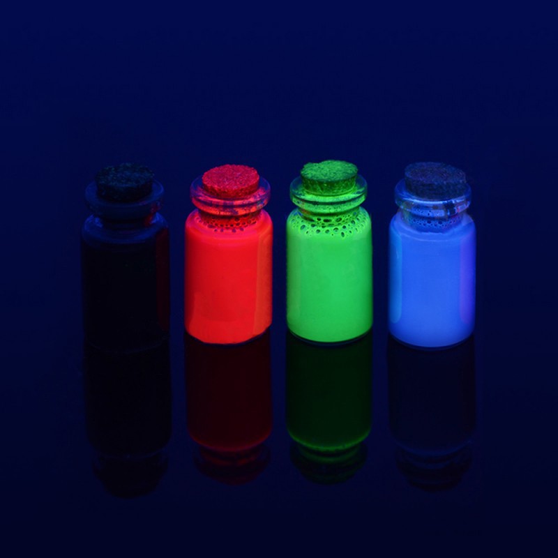 Cerneala fluorescenta vizibila inkjet pentru Epson, set 4 culori 10 ml