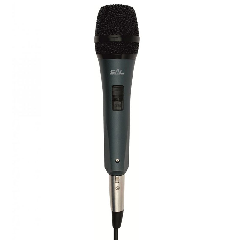 Microfon de mana, metalic, Jack 6.3 mm XLR, Sal cartuseria.ro