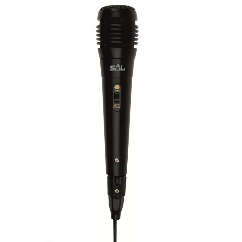 Microfon dinamic de mana, conector XLR 6.3 mm, Sal