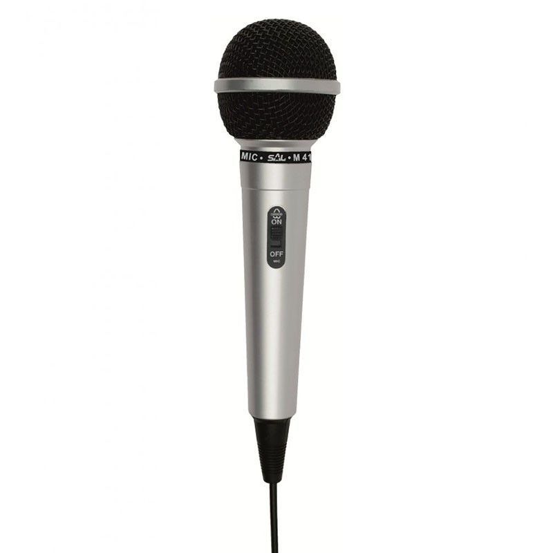 Microfon de mana, dinamic, Jack 6.3 mm, Sal cartuseria.ro