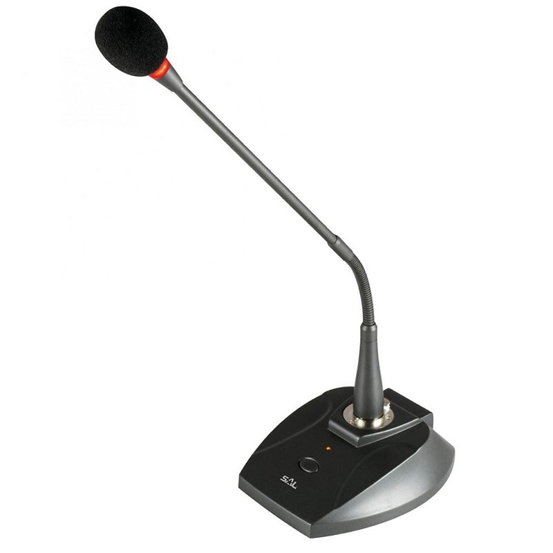 Microfon de masa profesional, XLR 6.3 mm, LED-uri semnalizare, Sal 6.3