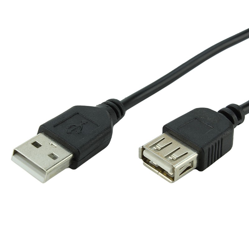 Cablu extensie USB 2.0, lungime 3 metri, negru cartuseria.ro