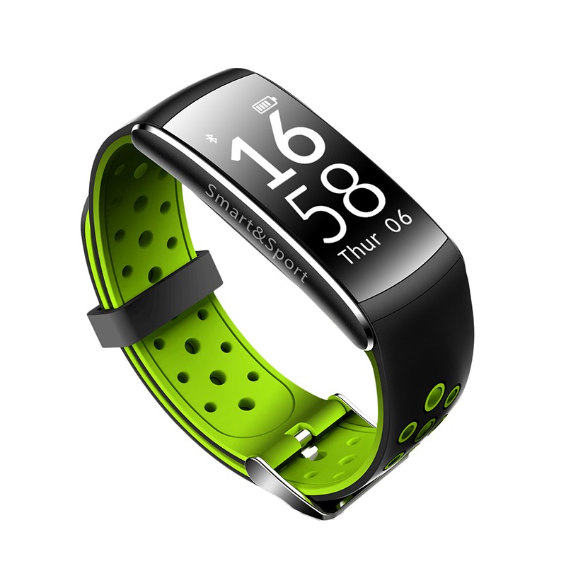Bratara fitness Bluetooth, Android, iOS, OLED 0.96 inch, 3 functii, IP68, SoVogue Rosu - imagine 7