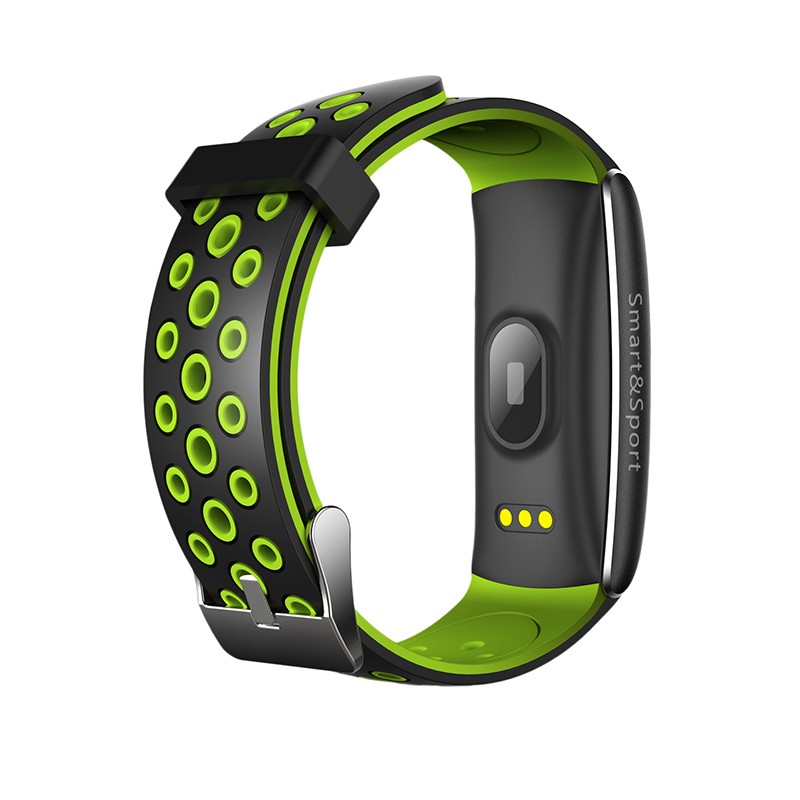 Bratara fitness Bluetooth, Android, iOS, OLED 0.96 inch, 3 functii, IP68, SoVogue Rosu - imagine 9