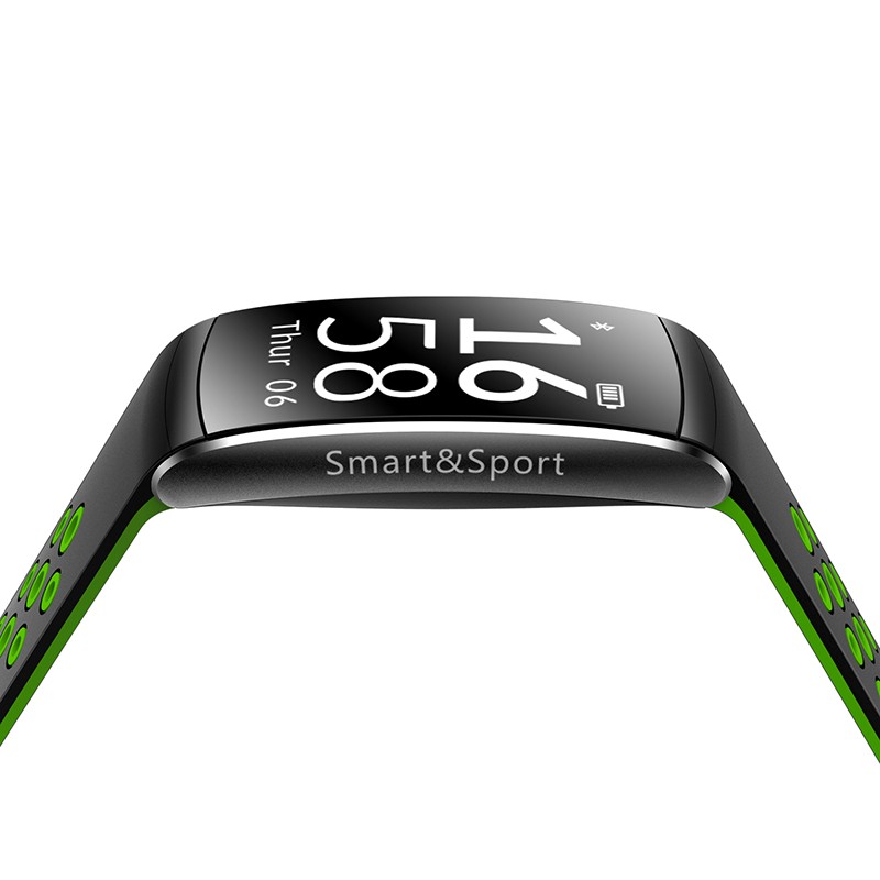 Bratara fitness Bluetooth, Android, iOS, OLED 0.96 inch, 3 functii, IP68, SoVogue Rosu - imagine 10