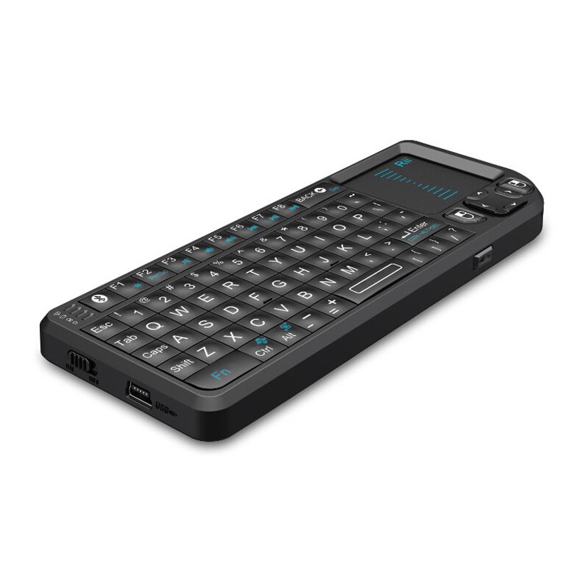 Mini tastatura Rii bluetooth cu touch pad si laser cartuseria.ro
