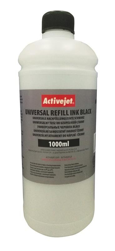 Cerneala refill universala black 1000 ml, Activejet ActiveJet imagine 2022