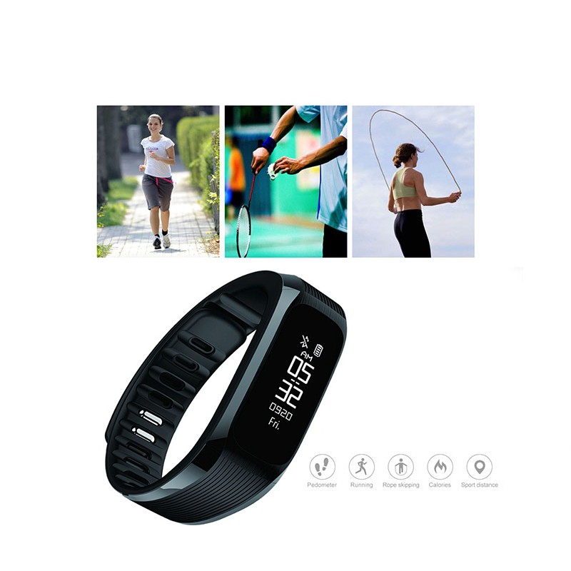 Bratara fitness monitor ritm cardiac, bluetooth si display OLED - imagine 7