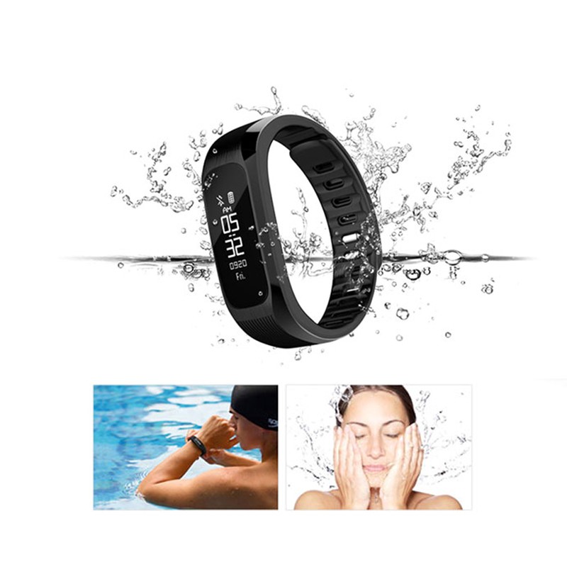 Bratara fitness monitor ritm cardiac, bluetooth si display OLED - imagine 8