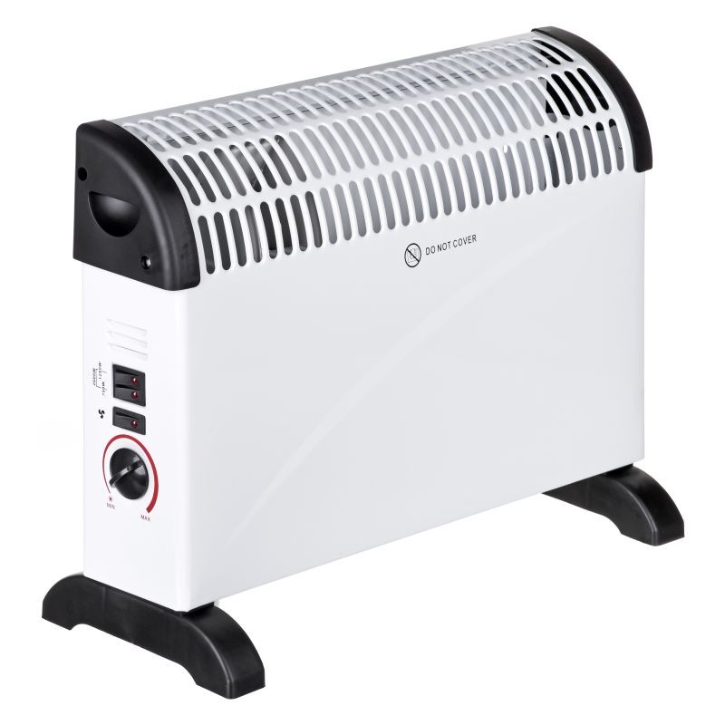 Convector electric 2000 W, 3 trepte, Turbo Lime, Furizu