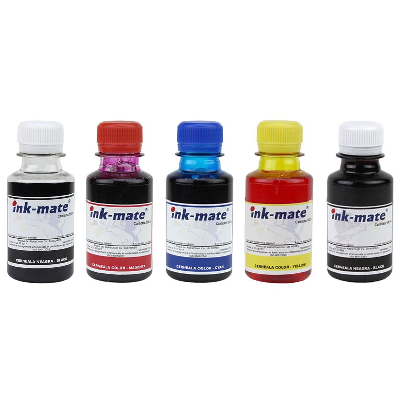 Cerneala refill pentru HP364 5 culori 500 ml cartuseria.ro