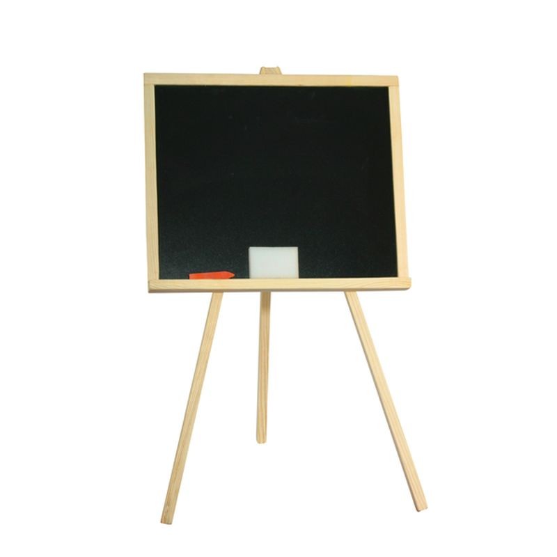 Tablita pentru creta, 83.5×49 cm, cadru lemn, suport fixare, negru 83.5x49