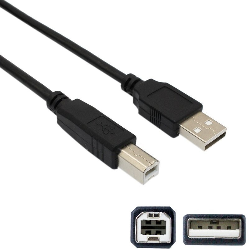 Cablu imprimanta USB 2.0tip A-B, lungime 1.6 m cartuseria.ro