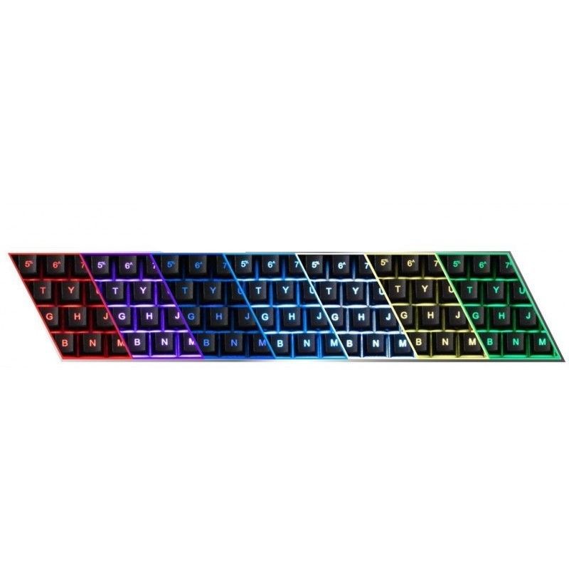 Tastatura gaming iluminata multicolor, USB, butoane multimedia, Esperanza Kestrel - imagine 8