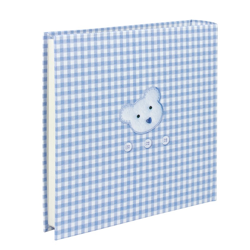 Album Little Bear, personalizabil, 200 poze 10x15, slip-in, spatiu notite Albastru - imagine 10