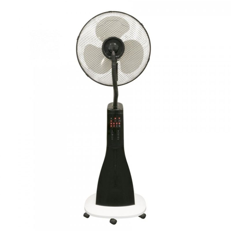 Ventilator cu umidificator, 80W, 3 viteze, recipient 3 L, ecran LED, Home cartuseria.ro