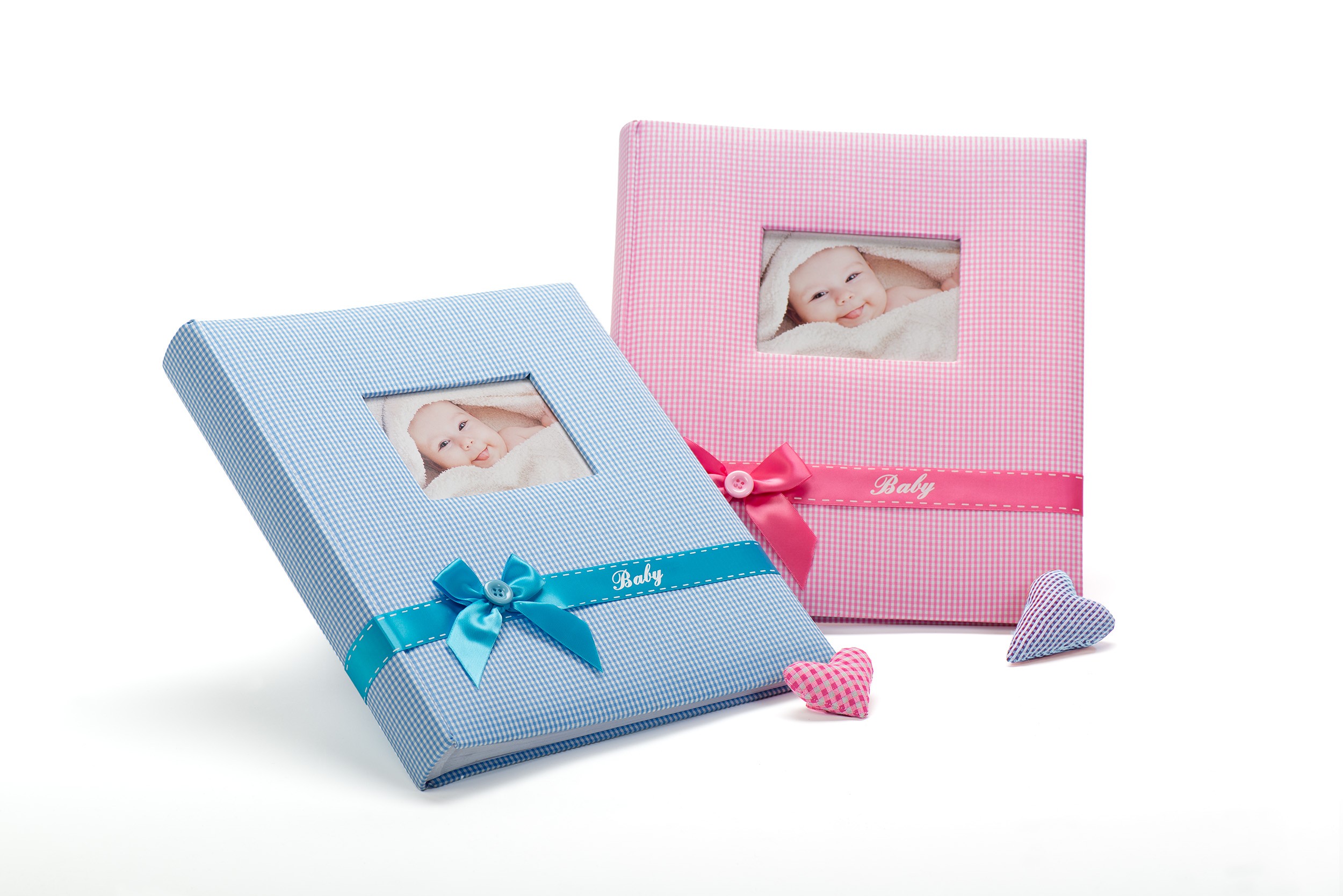Album foto Baby’s Kiss, coperta personalizabila, fotografii autoadezive, 29X32 cm Albastru cartuseria.ro