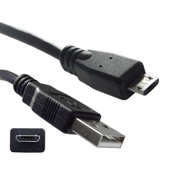 Cablu USB-A la microUSB, incarcare si transfer date, lungime 1 m, Home cartuseria.ro poza 2021