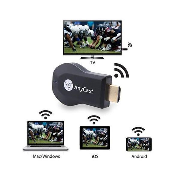 Dongle Streaming player HDMI, Wi-Fi, 1.2 GHz, 256 MB, micro USB, Anycast M2 plus DLNA AnyCast imagine 2022 depozituldepapetarie.ro