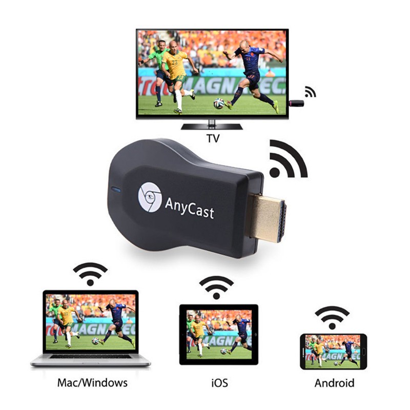 Dongle TV media player Dual Core 1.2 Ghz, DLNA, Miracast, AirPlay, RAM 128MB, HDMI, AnyCast M4 AnyCast imagine 2022 depozituldepapetarie.ro